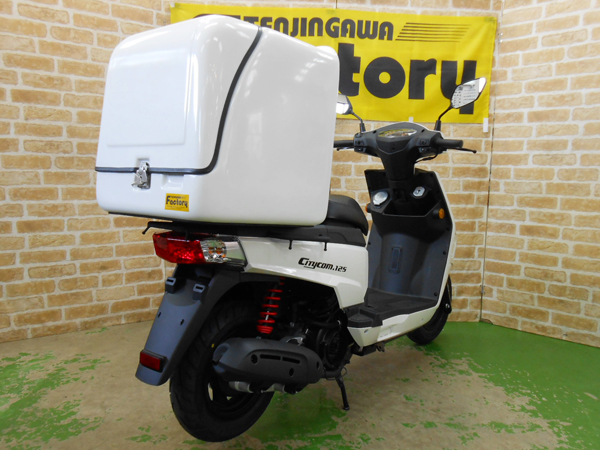 宅配バイク・デリバリースクーター SYM CITYCOM125 ボックス付き