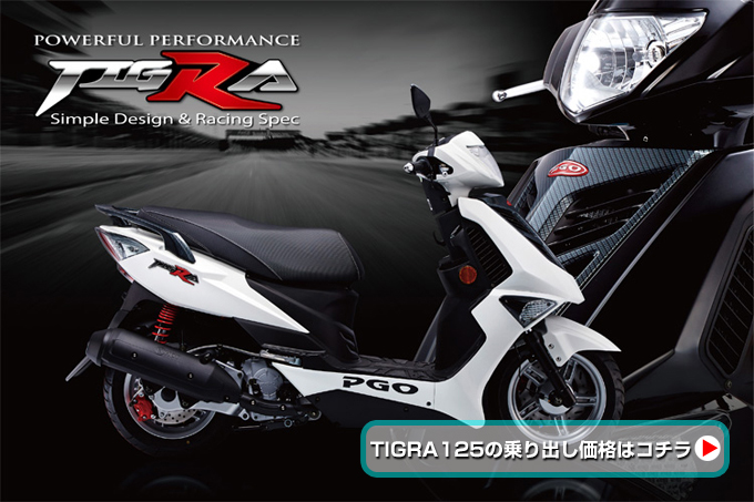 Pgo Tigra 125 ティグラ 125 天神川ファクトリー